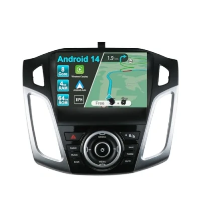 Afbeelding van JOYX Android 13 IPS autoradio geschikt voor Ford Focus (2012 2017) [4G + 64G] ingebouwde DSP/Carplay/Android auto LED camera MIC 9 inch 2 DIN stuurbediening WiFi DAB 360 Fast boot