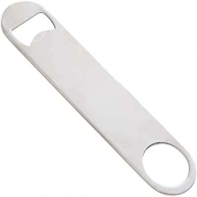Afbeelding van Olympia D866 Bartenders Bar Blade Flesopener 2X40X180mm Roestvrij Staal Key Zilver