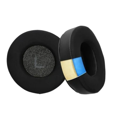 Afbeelding van kwmobile 2x oorkussens voor koptelefoon Compatibel met Pioneer HDJ 1000/HDJ 2000/HDJ 1500 Earpads oortelefoon In zwart