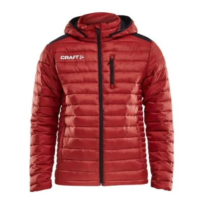 Afbeelding van Craft Isolate Donsjas Met Kap Heren Rood Maat: XXL