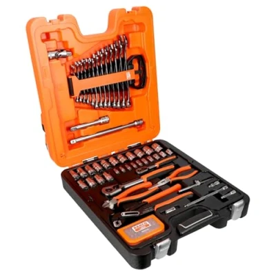 Afbeelding van Bahco S81MIX 81 delige doppenset in koffer 1/4&quot; en 1/2&quot;