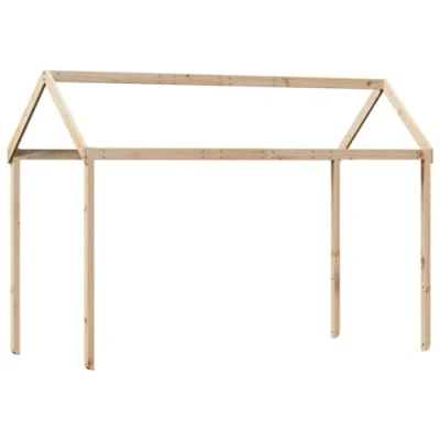 Afbeelding van Kinderbedhuisje 207x95,5x159 cm massief grenenhout