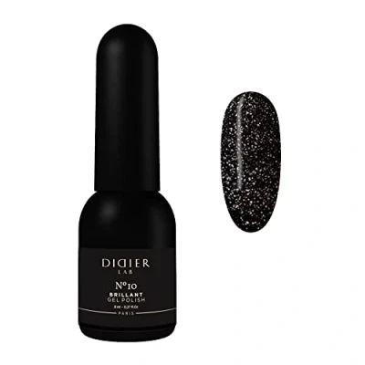 Afbeelding van Didier Lab Gel nagellak Brillant No.10 Professionele manicure en pedicure met sprankelende platina tint Licht reflecterende glans Rijk pigment UV LED lampen
