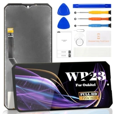 Afbeelding van Voor Oukitel WP23 Lcd scherm Pro Screen Vervanging Touch Digitizer Vergadering Reparatie Kits (zwart, zonder Frame)