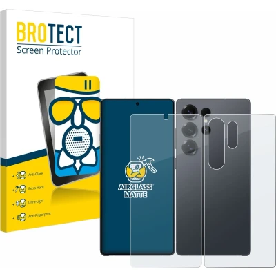 Afbeelding van BROTECT Screenprotector voor Samsung Galaxy S25 Ultra Enterprise Edition (Voor+Achter) Folie Beschermfolie Beschermglas matte