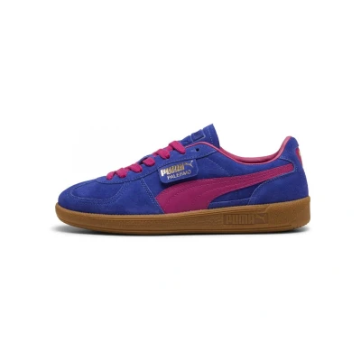 Afbeelding van Puma Palermo Unisex Sneakers laag, Maat: 39, Lapis lazuli/magenta gleam/gum Veloursleer