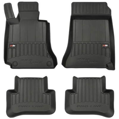 Afbeelding van M MOTOS Auto Vloermatten van rubber voor Mercedes C Klasse W204 2007 2014 Verbeter uw reiscomfort met Anti Slip Mat Car 3D alle weersomstandigheden, bescherming tegen vuil
