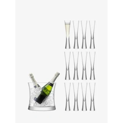 Afbeelding van LSA Moya Grand serveerset helder 1 eenheid mondgeblazen &amp; handgemaakt glas MV26