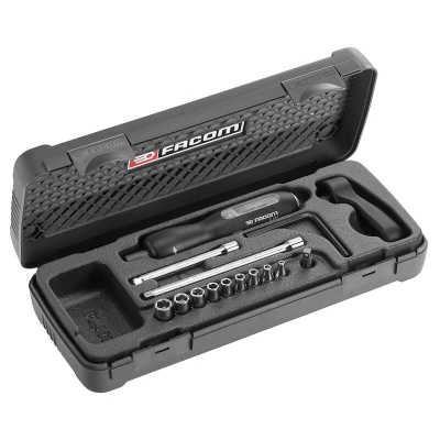 Afbeelding van Facom set opzetstukken 1/4&quot; 0,5 tot 2,5 nm A.402J1