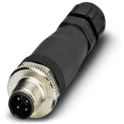 Afbeelding van Phoenix Contact 1556870 Sensor/actuator connector, niet geassembleerd M12 Aantal polen: 4 Stekker, recht 1 stuk(s)