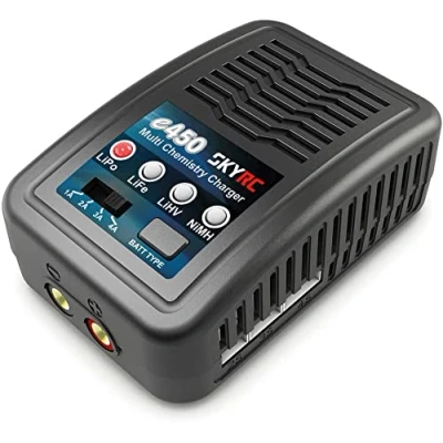 Afbeelding van SKYRC e450 AC Multifunctionele modelbouwlader 4 A Li poly, LiFePO, LiHV, NiMH