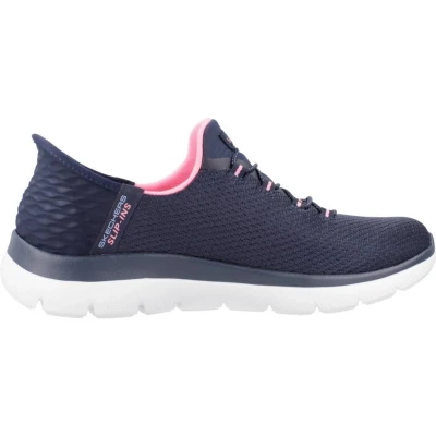 Afbeelding van NU 20% KORTING: Skechers slip on sneakers SUMMITS DIAMOND DREAM Instapschoen, slipper, vrijetijdsschoen met ins functie