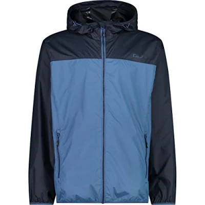 Afbeelding van Cmp Rain Fix Hood 32x5807 Jas Blauw M Man