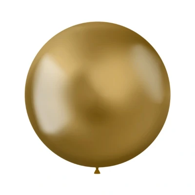 Afbeelding van Ballon intens goud metallic XL 48cm 5 stuks