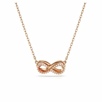 Afbeelding van Swarovski dames Hyperbola ketting verguld in de kleur Roségoud