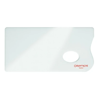 Afbeelding van Verfpalet Caran dache plexiglas 26x13cm wit