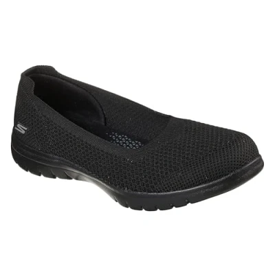 Afbeelding van Skechers Go Flex Wonderous pumps voor dames, Zwart Textiel Trim, 39 EU