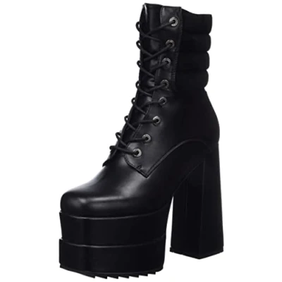 Afbeelding van LAMODA Open Heart Platform enkellaarzen, EU 37, Purple PU, 37