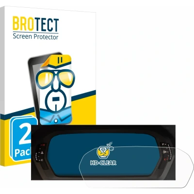 Afbeelding van BROTECT Screenprotector voor Audi A3 2023 Virtual cockpit Plus Folie Beschermfolie transparant (2 Stuks)