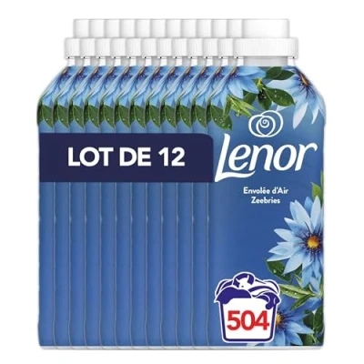 Afbeelding van 12x Lenor Wasverzachter Zeebries 42 Wasbeurten 882 ml