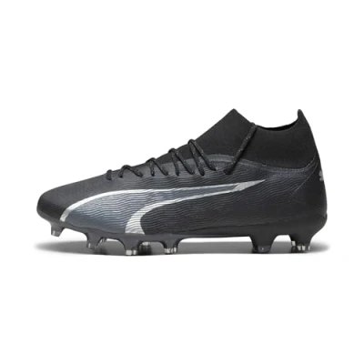 Afbeelding van Puma Ultra PRO FG/AG Voetbalschoenen met kunststof noppen, Heren, Maat: 45, Black/asphalt Kunststof/ textiel