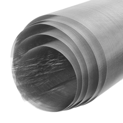 Afbeelding van Filterzeef blad roestvrij staal draadgaas 60 mesh fijnmazig geweven van 304 insectengaas metalen rol ventilatierooster gaas 35 cm x 1,2 m