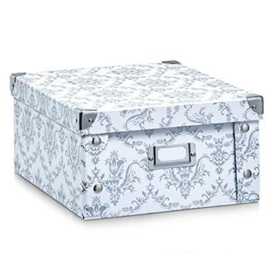 Afbeelding van Zeller Storage Box, cardboard, white