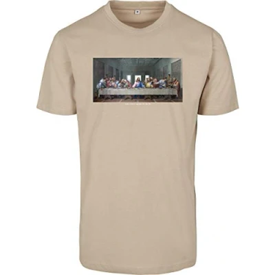 Afbeelding van Mister Tee CANT HANG WITH US Tshirt print, Heren, Maat: XXL, Sand