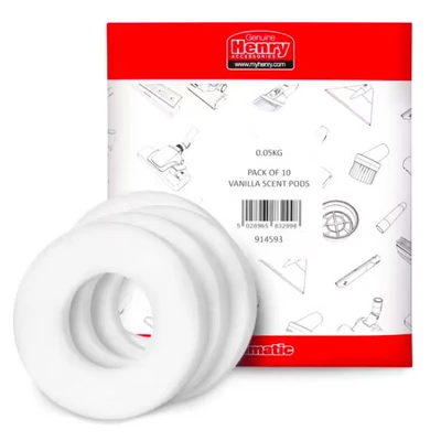 Afbeelding van Numatic geurcapsules vanille 10 stuks geschikt voor Henry en Hetty Quick steelstofzuigers Vanilla Scent Pods