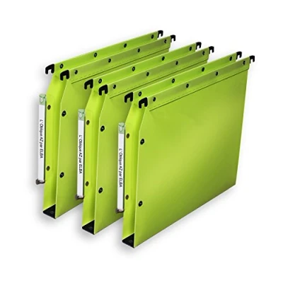 Afbeelding van Elba Ultieme polypropyleen ophangvijlen voor kast Opaque 30 mm Base Pack van 10 Groen
