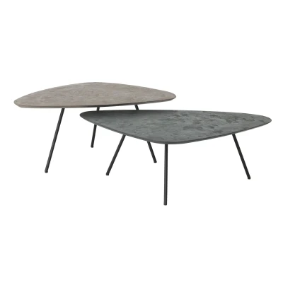 Afbeelding van DTP Home Salontafel Plectro Earth Set/2 38,00cm x 50,00cm 90,00cm