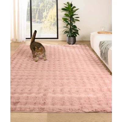 Afbeelding van Fluffy Vloerkleed Cloud Roze 200x290 Cm