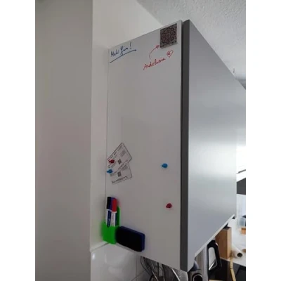 Afbeelding van whiteboard folie, top prijs prestatie 40 maten, schrijffolie, zelfklevende beschrijfbaar, afwasbaar, magnetisch, magneetbord, zonder lijst, voor portret en landschapsformaat (60 cm