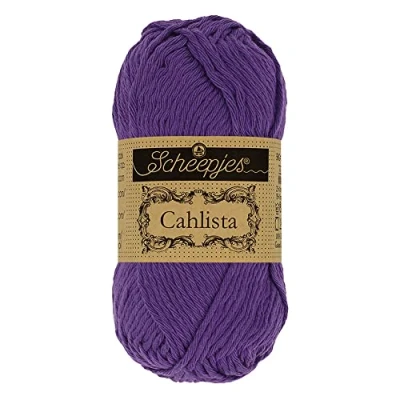 Afbeelding van Scheepjes Cahlista 521 Deep Violet Garen 10x50g