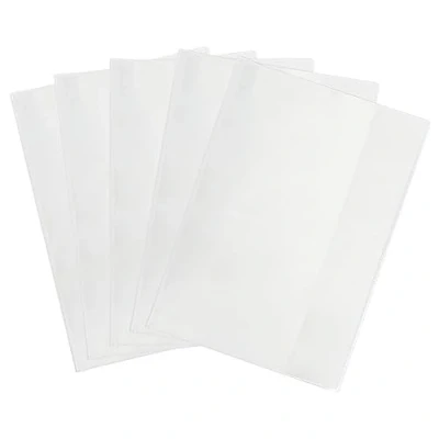 Afbeelding van EXERZ A4 Oefenboekomslag Helder Waterbestendig Slip on beschermende jassen voor notebook, PVC hoes (5 stuks)