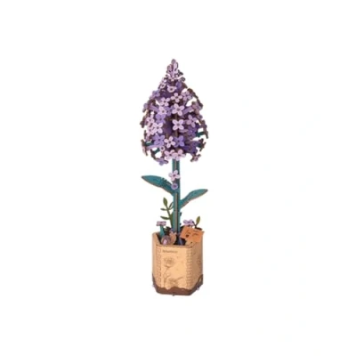 Afbeelding van Robotime Lilac TW021 Lila Knutselen DIY Houten bouwpakket Volwassenen