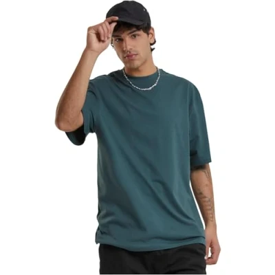 Afbeelding van Urban Classics TALL Tshirt basic, Heren, Maat: 6XL, Bottlegreen