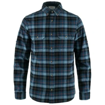 Afbeelding van Fjällräven Singi Heavy Flannel Shirt Heren, Dark Navy Indigo Blue, 3XL