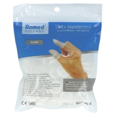 Afbeelding van Romed Vingercondooms Latex S 100ST