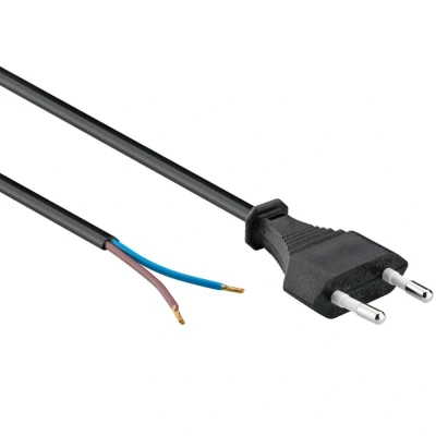 Afbeelding van Apparaatsnoer open einde Platte stekker 230V