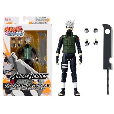 Afbeelding van Naruto Shippuden: Anime Heroes Kakashi Hatake Fourth Great Ninja War Action Figure