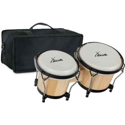 Afbeelding van XDrum Bongo Club Standard natuur SET, bongotas inbegrepen