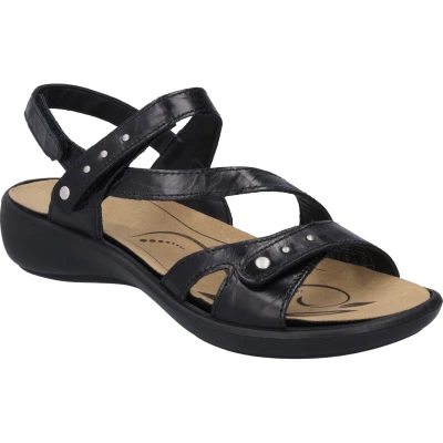 Afbeelding van Josef Seibel Ibiza Sandalen, Dames, Maat: 41, Schwarz Leer