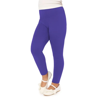 Afbeelding van Merry Style MS MS10 130 LE Meisjes Lang Leggings Sport Vrijetijdsbroek Viscose Sporbroek Yogabroek Kobalt 116
