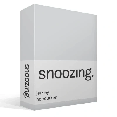 Afbeelding van Snoozing Jersey Hoeslaken 100% gebreide katoen 70x200 cm Grijs