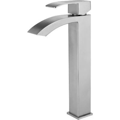 Afbeelding van Wastafel Mengkraan Allibert Cabernet Hoog 15x4,2 cm Roestvrij Staal