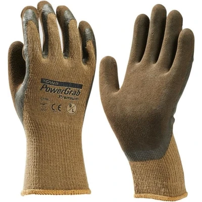 Afbeelding van . Werkhandschoen Powergrab Premi Um Latex Gecoat MAAT 9