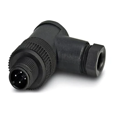 Afbeelding van Phoenix Contact 1681091 Sensor/actuator connector, niet geassembleerd M12 Aantal polen: 4 Stekker, haaks 1 stuk(s)