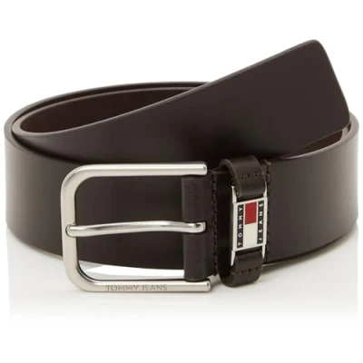 Afbeelding van Tommy Jeans Scanton Riem, Heren, Maat: 95, Brown