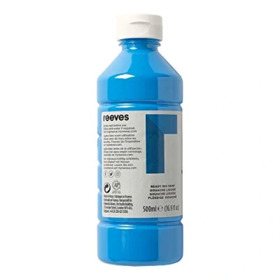 Afbeelding van Reeves Ready Mix Verf, Briljant Blauw, 500 ml